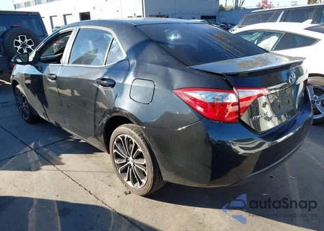 2016 Toyota Corolla S Plus from USA, damaged, VIN 2T1BURHEXGC725655
